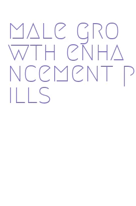male growth enhancement pills