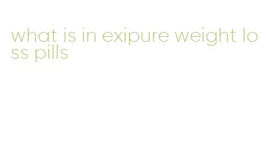 what is in exipure weight loss pills