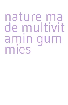 nature made multivitamin gummies