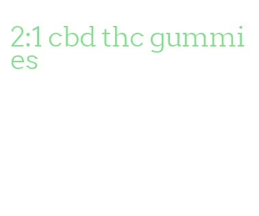 2:1 cbd thc gummies