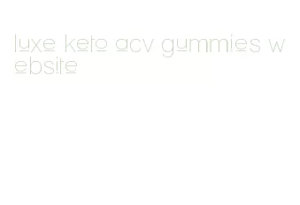 luxe keto acv gummies website