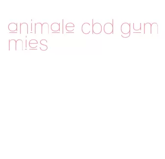 animale cbd gummies