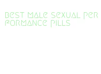 best male sexual performance pills