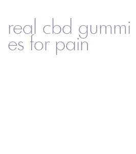 real cbd gummies for pain