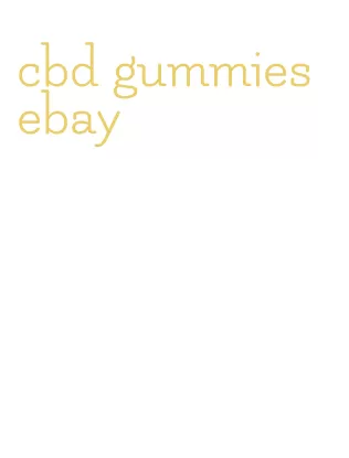 cbd gummies ebay
