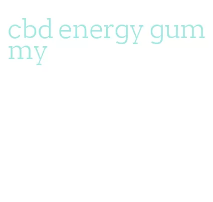 cbd energy gummy