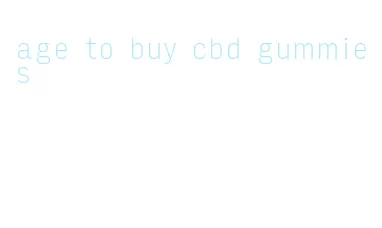 age to buy cbd gummies