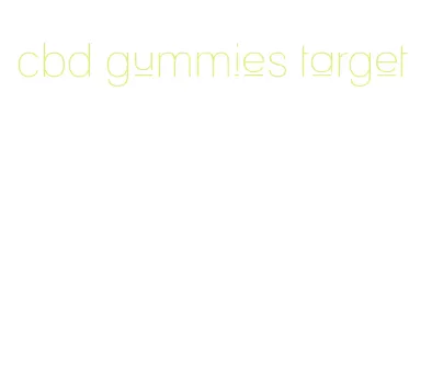 cbd gummies target