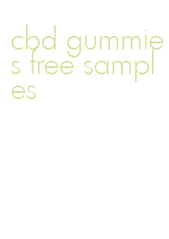 cbd gummies free samples