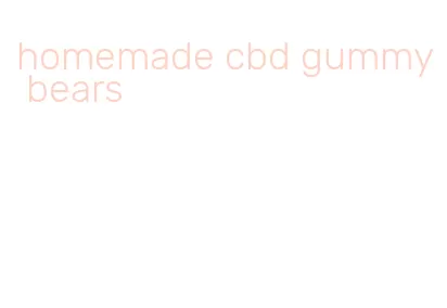 homemade cbd gummy bears
