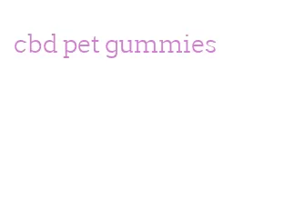 cbd pet gummies