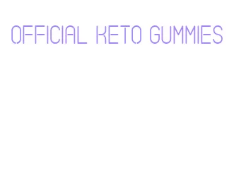 official keto gummies