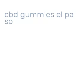 cbd gummies el paso