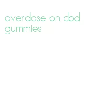 overdose on cbd gummies