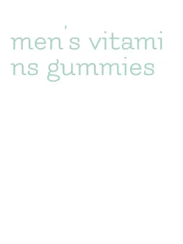 men's vitamins gummies