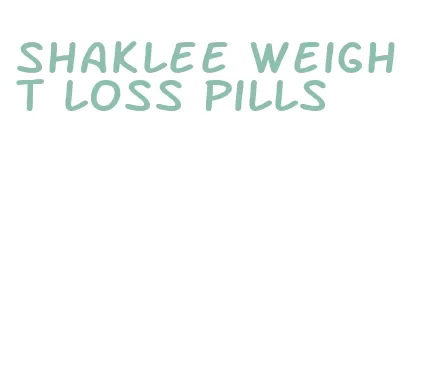 shaklee weight loss pills