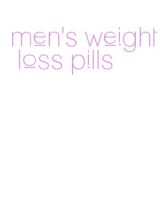 men's weight loss pills