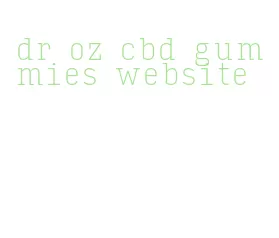 dr oz cbd gummies website