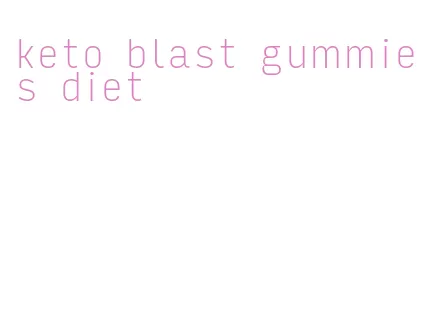 keto blast gummies diet