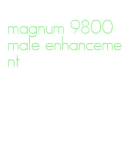 magnum 9800 male enhancement