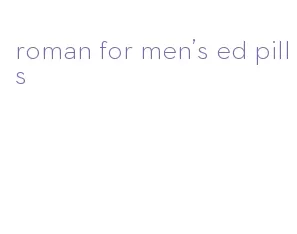 roman for men's ed pills