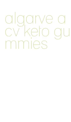 algarve acv keto gummies