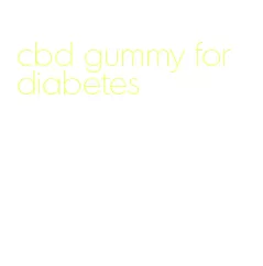 cbd gummy for diabetes