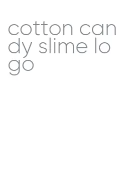 cotton candy slime logo