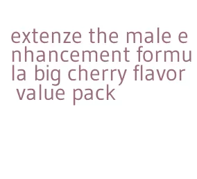 extenze the male enhancement formula big cherry flavor value pack