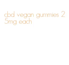 cbd vegan gummies 25mg each