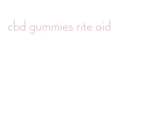 cbd gummies rite aid
