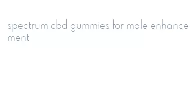 spectrum cbd gummies for male enhancement