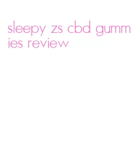 sleepy zs cbd gummies review