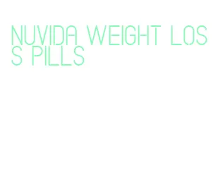 nuvida weight loss pills