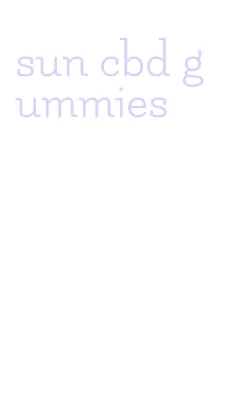 sun cbd gummies