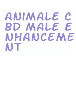 animale cbd male enhancement