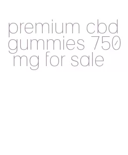 premium cbd gummies 750 mg for sale