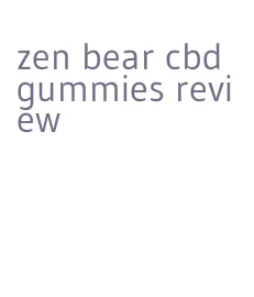 zen bear cbd gummies review