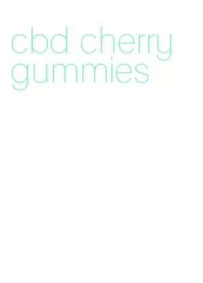 cbd cherry gummies