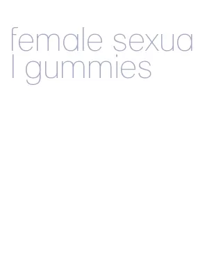 female sexual gummies