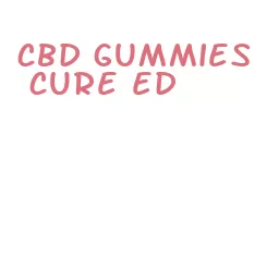 cbd gummies cure ed