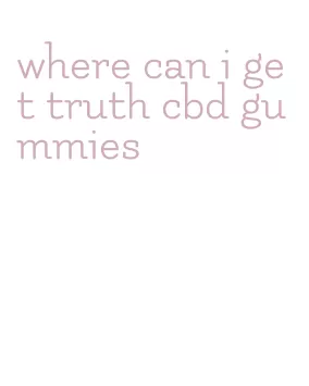 where can i get truth cbd gummies